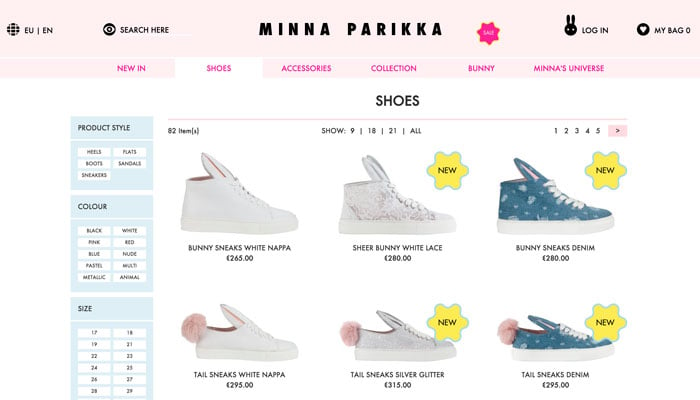 Minna Parikka online store 