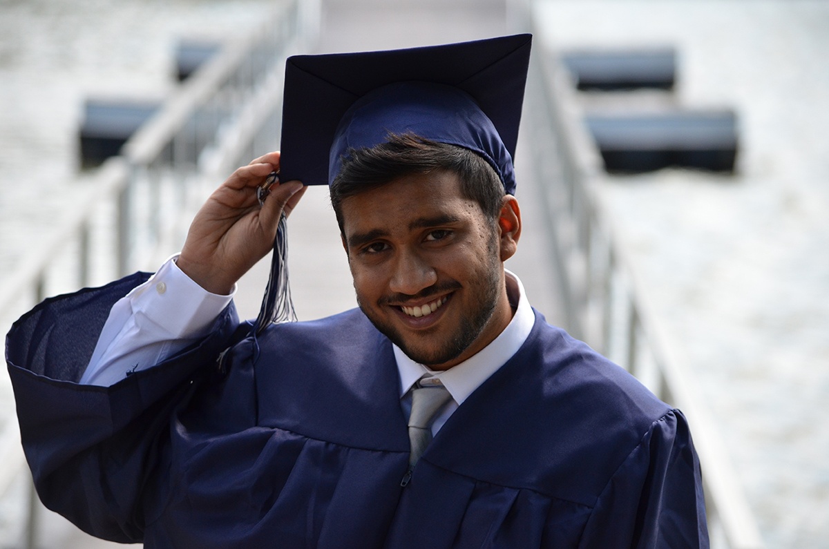 parent in college parent in college graduation cap and gown