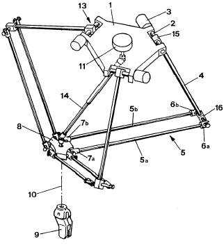 Original Schematic of the Delta Robot