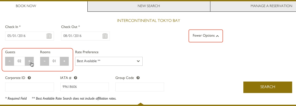 IC Tokyo - Booking (More)