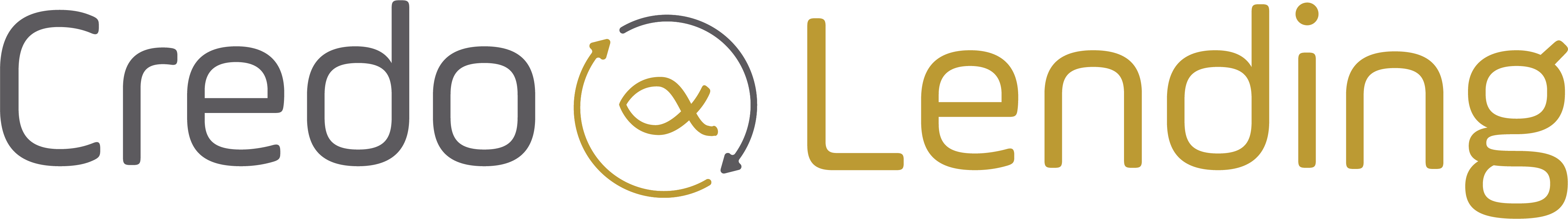 Logo Gris long sans phrase CredoLending RVB 