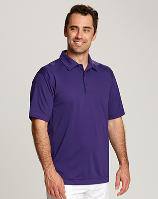 Man wearing Cutter & Buck Men's DryTec Genre Polo