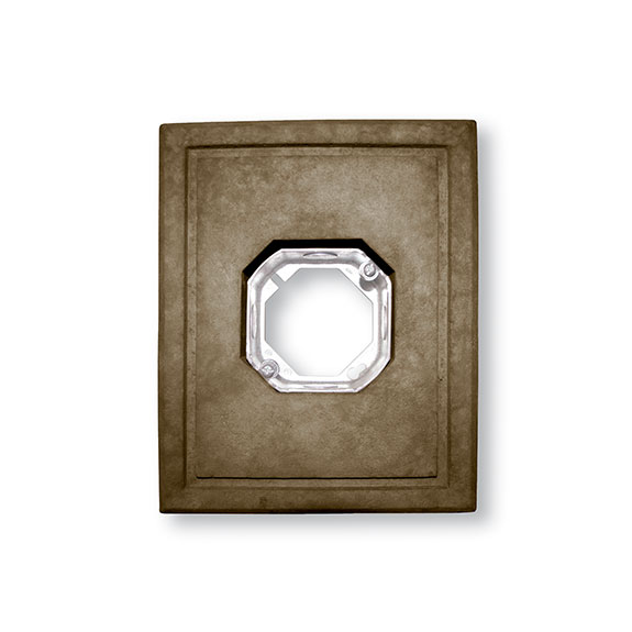 Electrical Box Standard Light Fixture Cultured Stone Sable