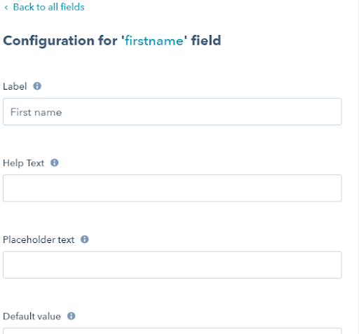 Create form in Hubspot: Step 6