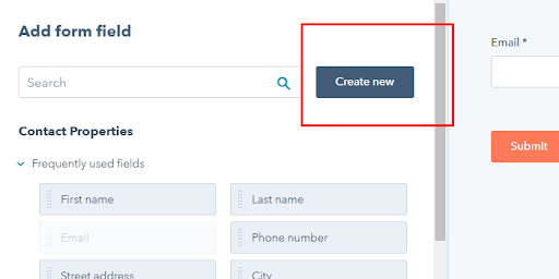 Create form in Hubspot: Step 7
