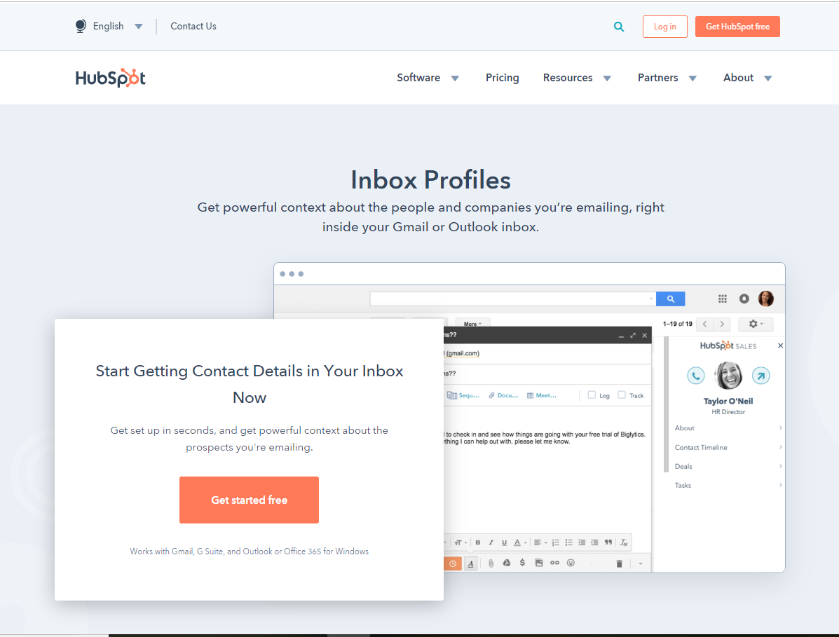 HubSpot Inbox Profile - Start Getting Contact Details in Your Inbox Now