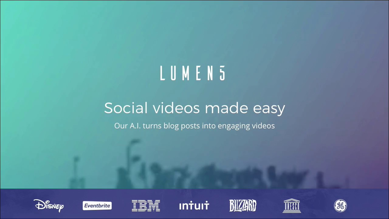 Lumen 5 as a social media tool