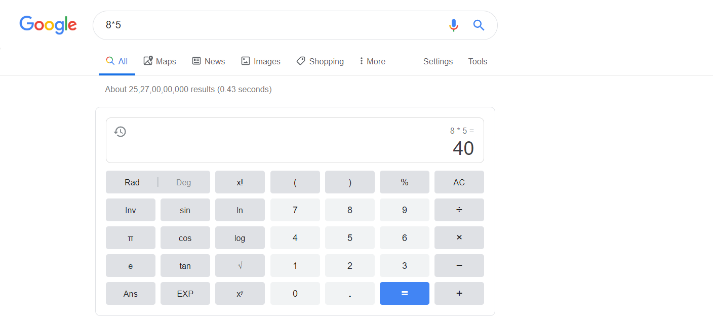 google-search-calculation
