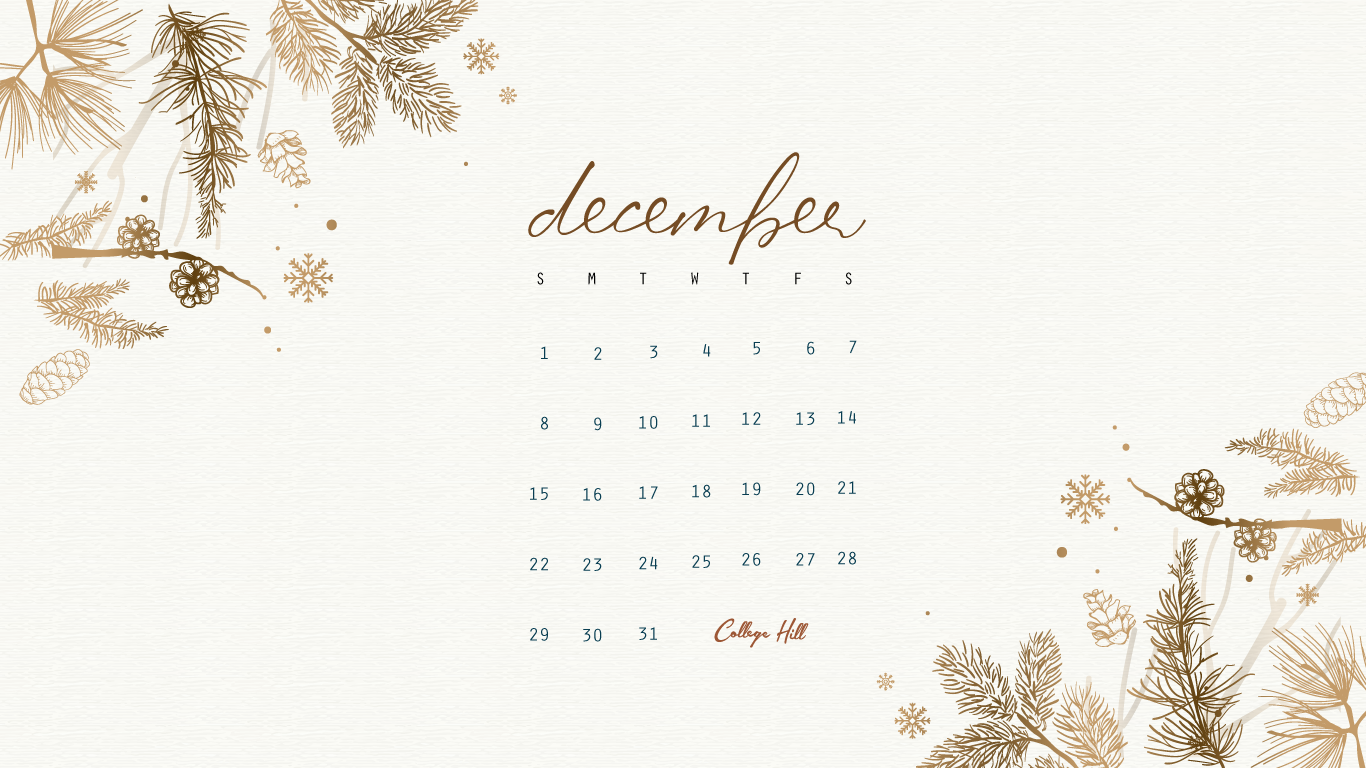 Our December Wallpaper is Here