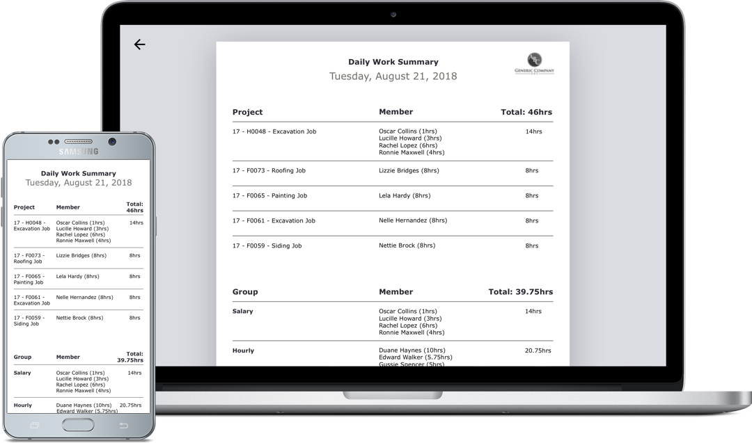 time tracking software examples | SPARK Insights