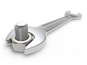 Clé adaptée et dédiée à un type de boulon