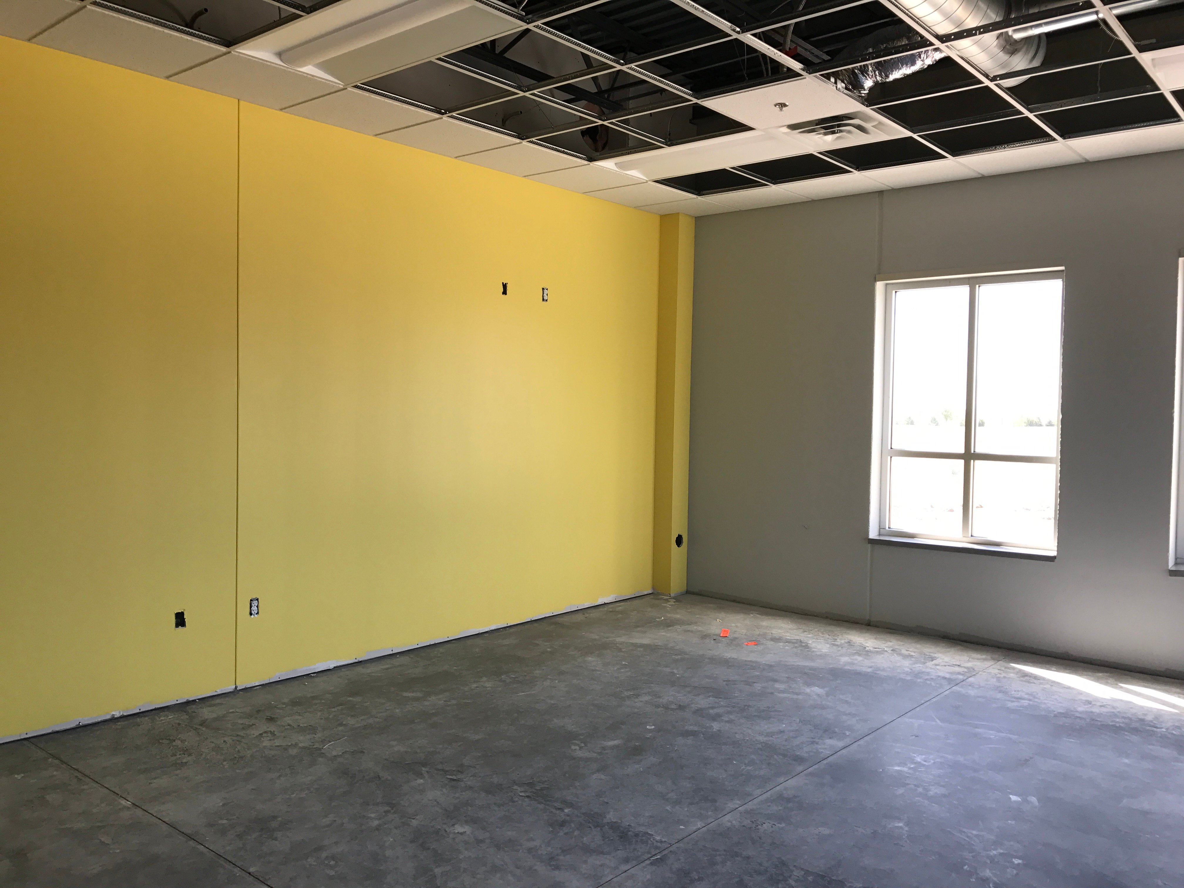 School construction project - classroom with yellow walls.jpg