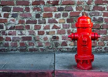 Red fire hydrant Red fire hydrant