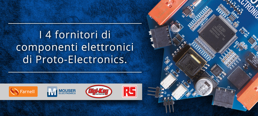 I 4 fornitori di componenti elettronici di Proto-Electronics.