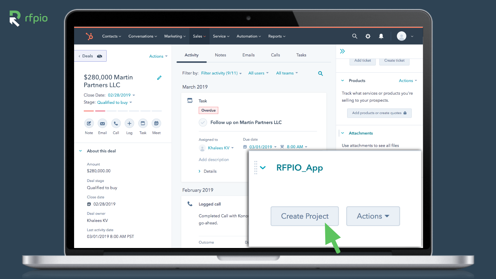 RFPIO HubSpot Integration | Connect Them Today