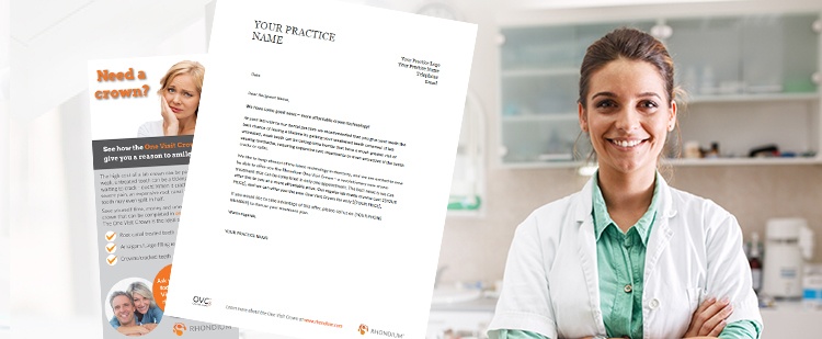 Patient-Letter-and-Patient-Brochure-with-smiling-dentist