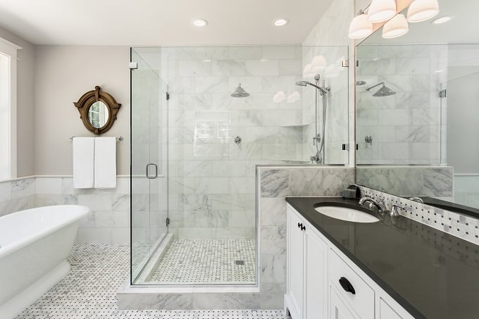 How To Easily Clean Tiled Shower Stalls, Best Thing To Clean Porcelain Tile Shower