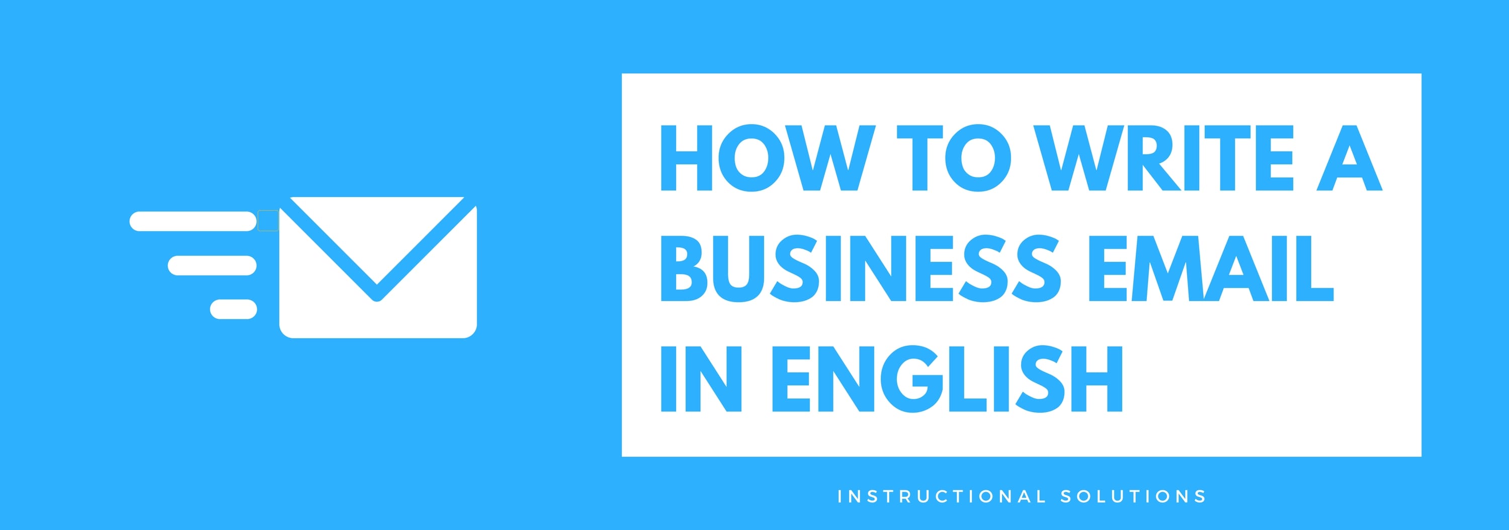 How to Write Formal e-Mails in English