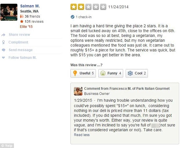 yelp doctor reviews
