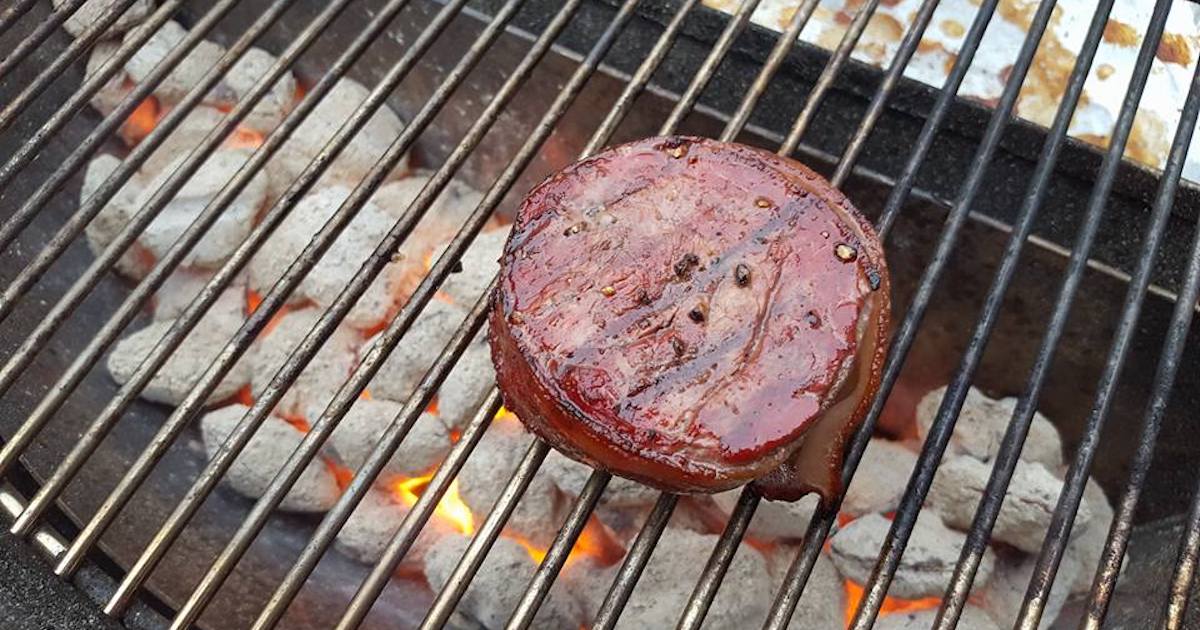 Reverse Seared Steak on BBQ FB
