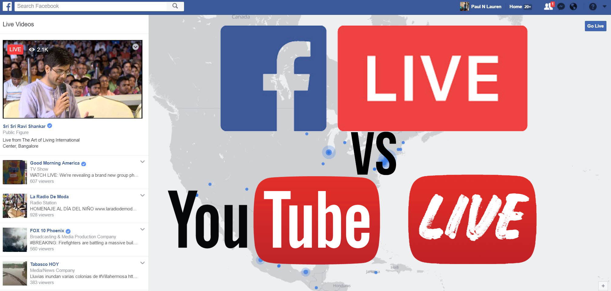YouTube Live vs Facebook Live