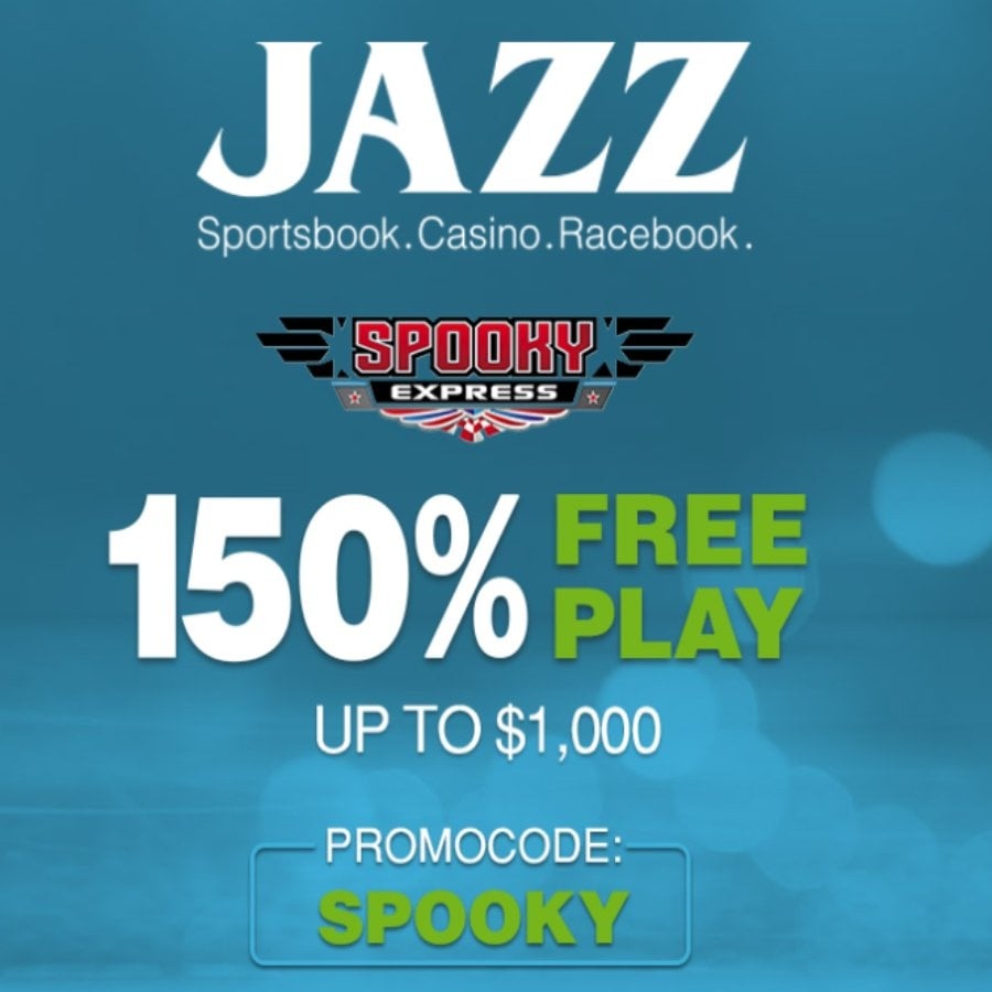 Jazzsports Promo Code Review 150 Free Play Bonus Spooky Express - free promo code for roblox points jazz