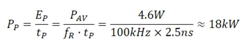 How to calculate laser pulse energy