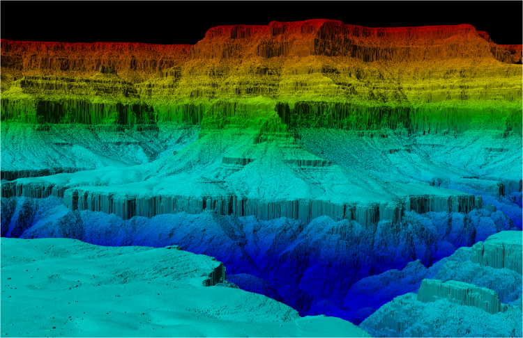 Lidar Laser Grand Canyon