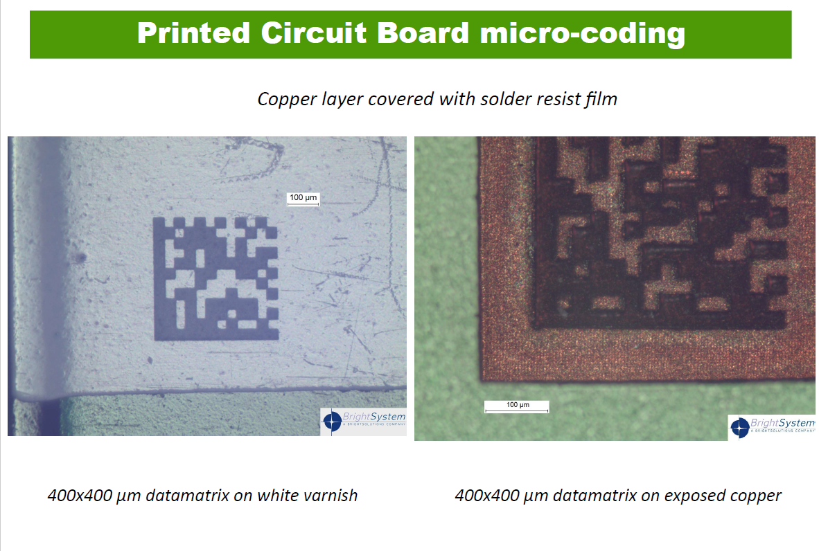 Printed Circuit Board micro-coding.