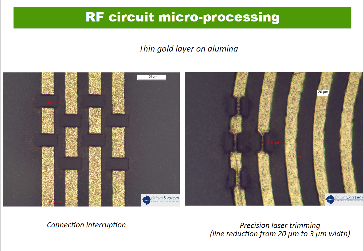 RF circuit micro-processing. 