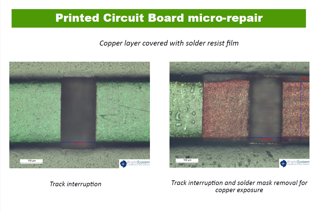 Printed Circuit Board micro-repair. 