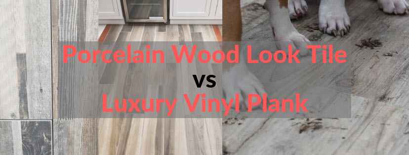 Tile Vs Luxury Vinyl Plank, Porcelain Tile That Looks Like Hardwood Flooring