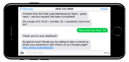 ServusConnect | Maintenance Automation for Multifamily Apartments - ServusConnect Resident Text Notifications