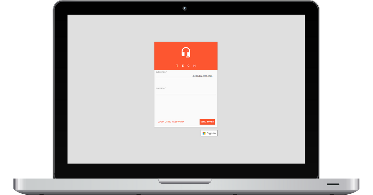 DD Tech Screen Login