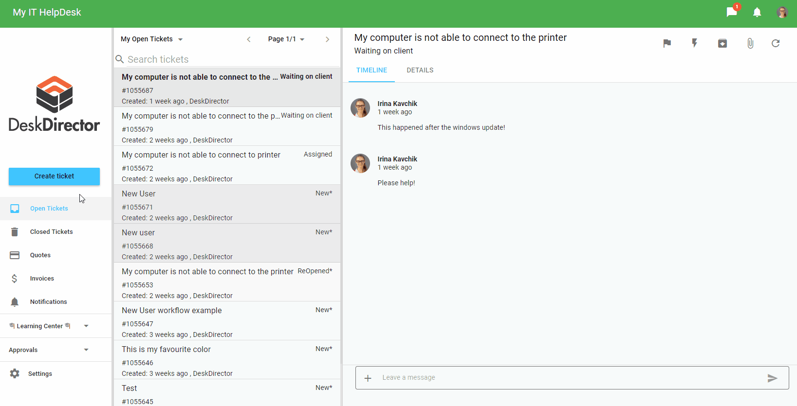 Custom Forms and Request Types