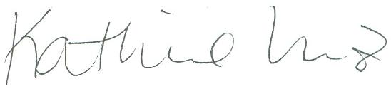 Katherine's Signature