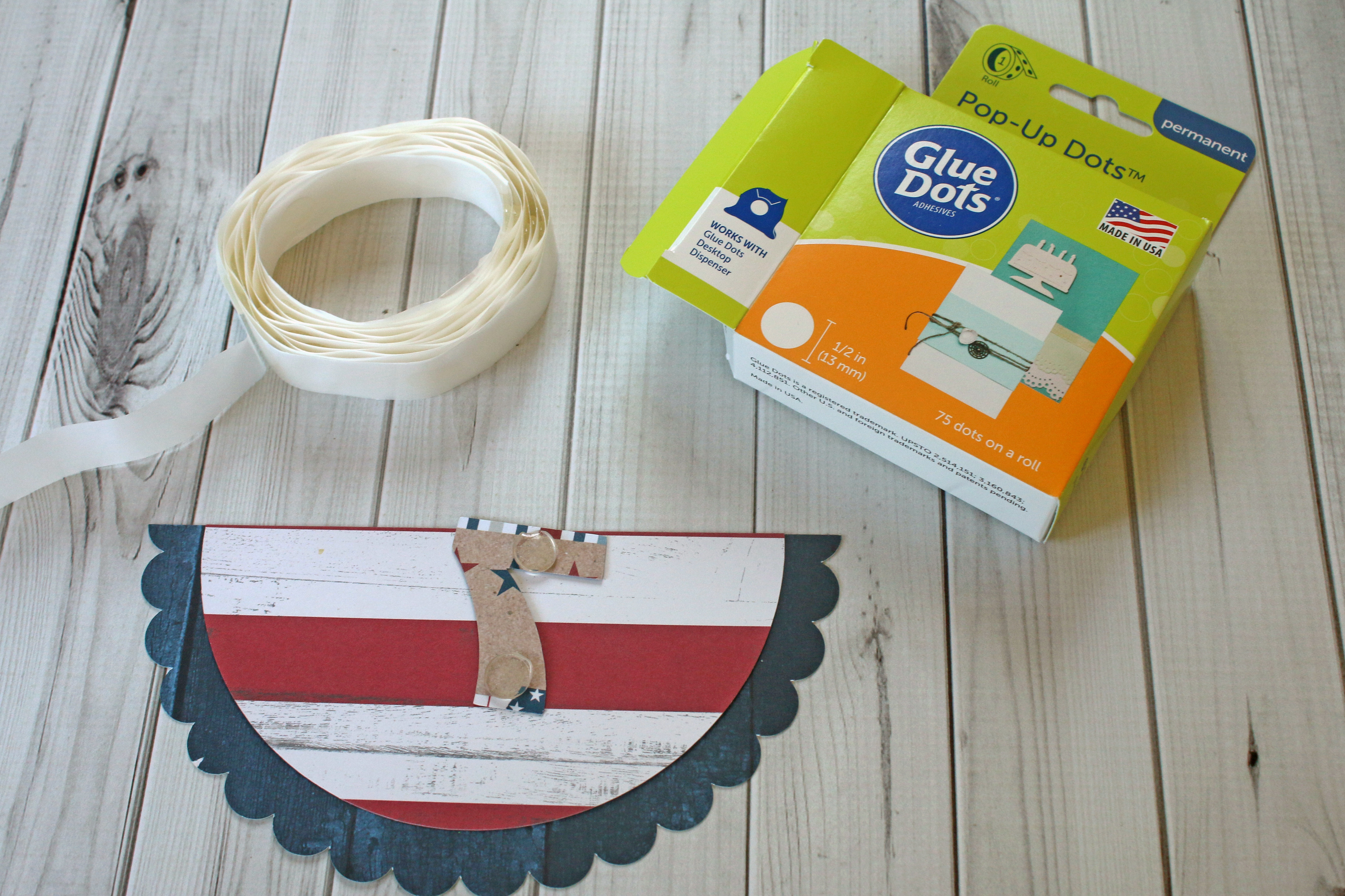 4th of July Bunting Banner-Step 3
