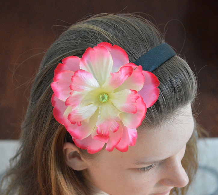 Decorative headbands finished flower dm