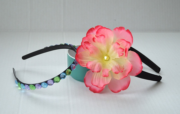Decorative headbands finished two dmb