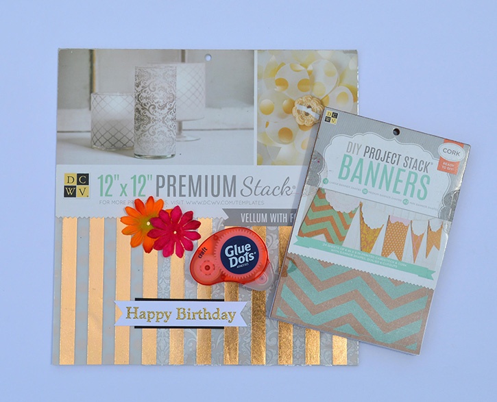 Birthday Banner  supplies dmb copy