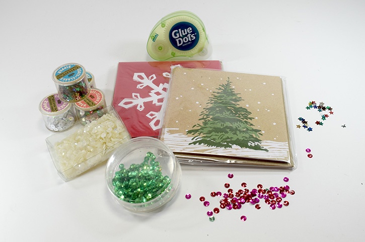 Glue-Dots-christmas-card-hack-supplies