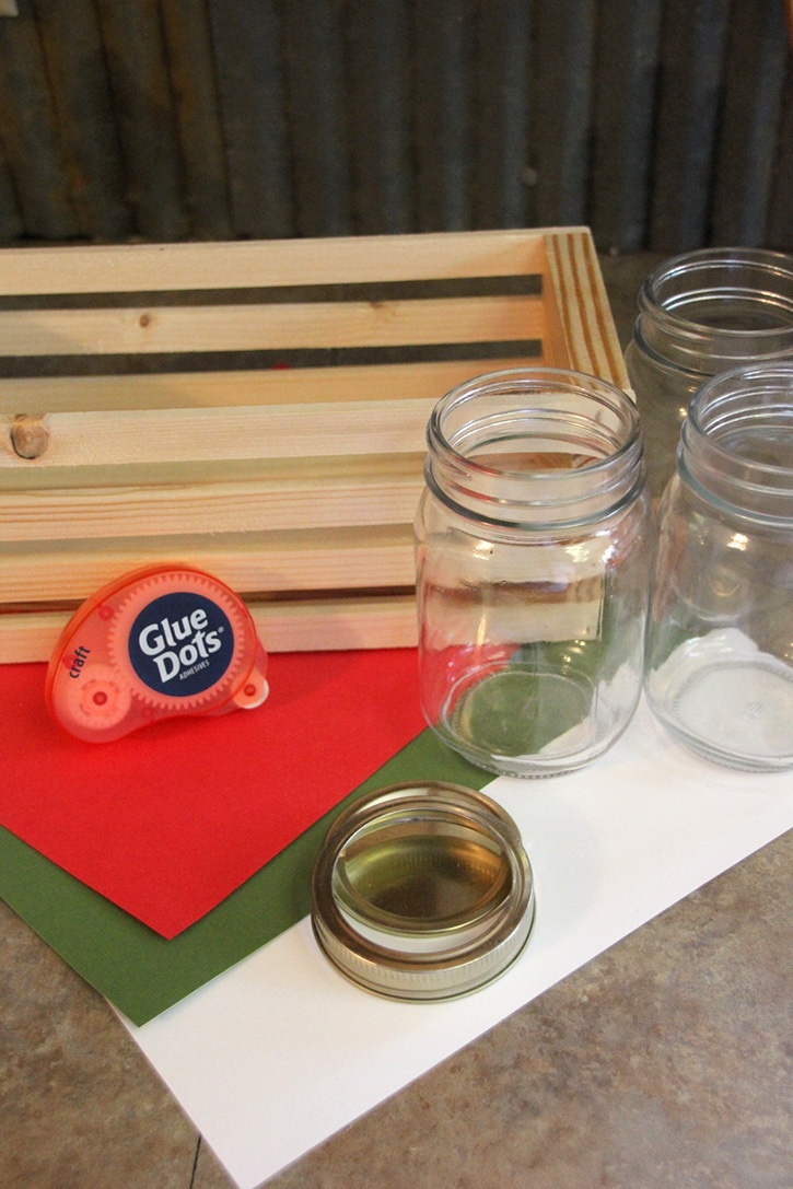 Glue-Dots-Christmas-crate-supplies