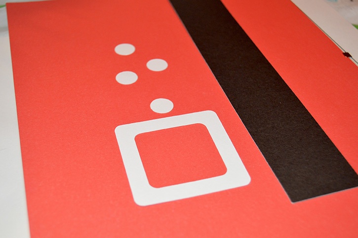 Glue-Dots-Framed-Santa-Suit-belt