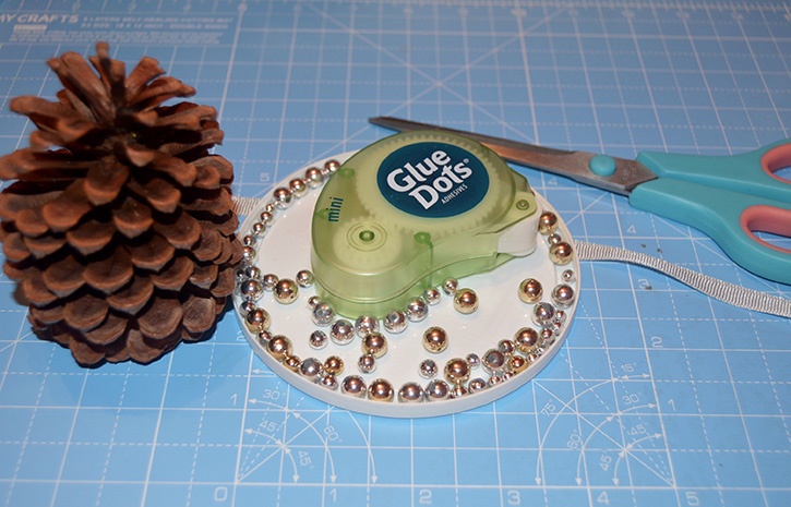 Glue-Dots-Pinecone-Ornament-supplies