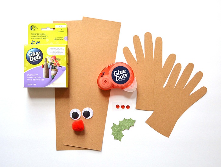 Glue-Dots-Reindeer-Hat-supplies