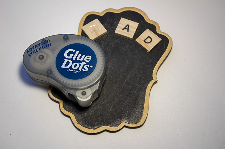 Glue-Dots-Chalkboard-Gift-attach
