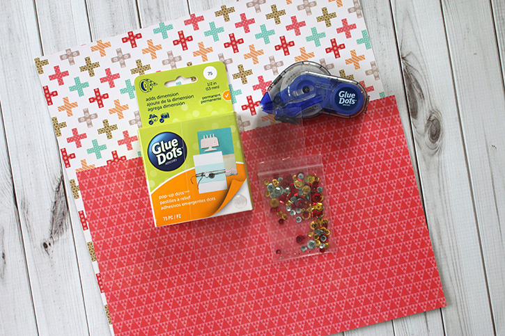 Glue-Dots-Mom-Shaker-Card-supplies