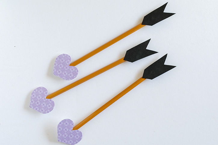 Valentine Arrow Pencils! Super EASY and inexpensive craft!