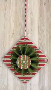 Square Chipboard Ornament