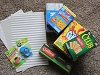 Here's how to make quick, easy and inexpensive DIY decor using patterned paper, Glue Dots and recycled boxes